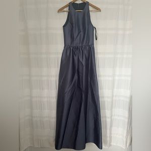 NWOT Alfred Sung Slate Blue Evening Gown